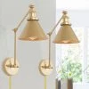 Modern LNC Swing Arm Gold Sconce