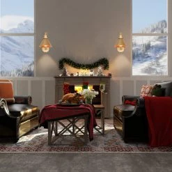 Modern LNC Swing Arm Gold Sconce