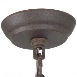 LNC Wooden Wine Barrel Chandelier-Open Box