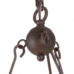 LNC Natural Wood Ring Chandelier-Open Box Lighting