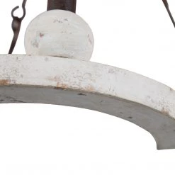 LNC Natural Wood Ring Chandelier-Open Box Lighting