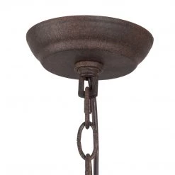 LNC Natural Wood Ring Chandelier-Open Box Lighting