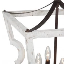 Uolfin LNC Farmhouse Wooden Chandelier-Clearance