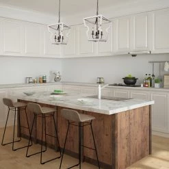 Uolfin LNC Farmhouse Wooden Chandelier-Clearance