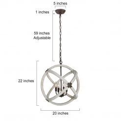 Uolfin LNC White-washed Farmhouse Chandelier-Clearance 13 Uolfin LNC White-washed Farmhouse Chandelier-Clearance