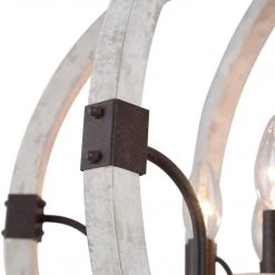 LNC Orb Farmhouse Chandelier-Open Box 12 LNC Orb Farmhouse Chandelier-Open Box