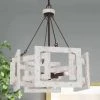 LNC Extra-large Wooden Chandelier-4 Lights-Clearance Hot Sale