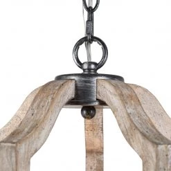 LNC Rustic Lantern Chandelier-Open Box Lighting