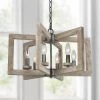 Uolfin LNC Rustic Geometric Chandelier-6 Lights Lighting