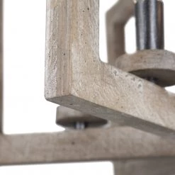 Lighting LNC Rustic Geometric Chandelier-Open Box