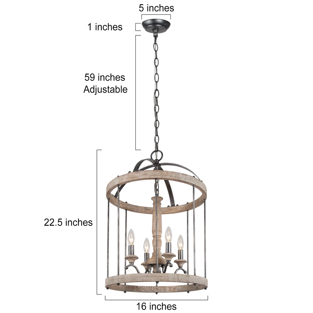 LNC Extra-large Cage Chandelier-Open Box 4 LNC Extra-large Cage Chandelier-Open Box