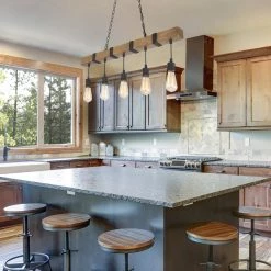 LNC Farmhouse Wide Linear Chandelier-5 Lights Hot Sale