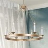 Modern LNC Minimalist Iron Ring Chandelier-6 Lights