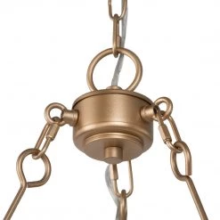 Modern LNC Minimalist Iron Ring Chandelier-6 Lights