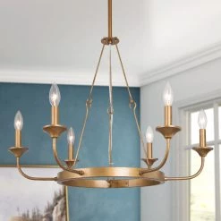 LNC Modern Circular Chandelier-6 Lights Hot Sale