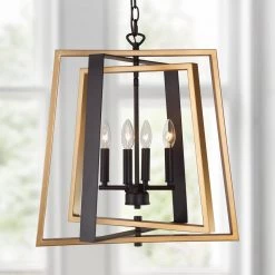 LNC Modern Rectangle Chandelier