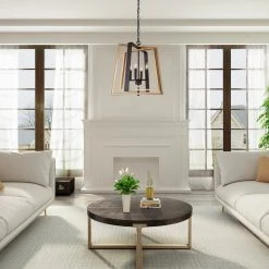 LNC Modern Rectangle Chandelier