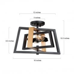 Uolfin Ceiling Lights LNC Modern Flush Mount-Clearance