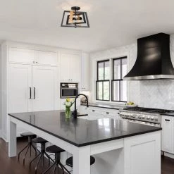 Uolfin Ceiling Lights LNC Modern Flush Mount-Clearance