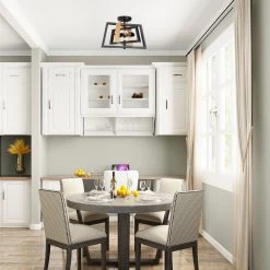 Uolfin Ceiling Lights LNC Modern Flush Mount-Clearance