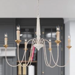 Hot Sale LNC Modern Candelabra Chandelier-6 Lights