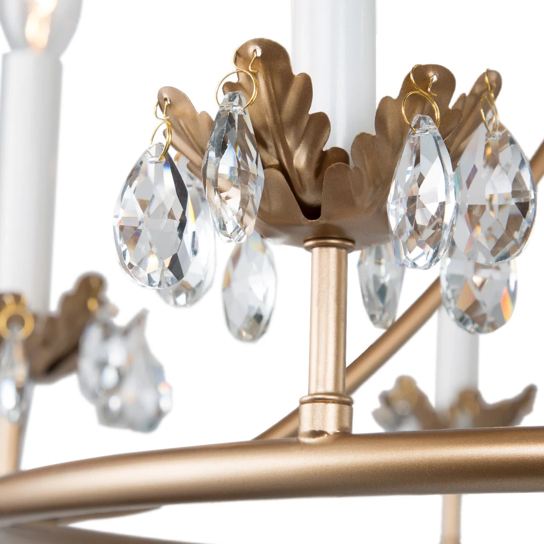 LNC Crystal Circular Modern Chandelier-6 Lights Hot Sale 10 LNC Crystal Circular Modern Chandelier-6 Lights Hot Sale