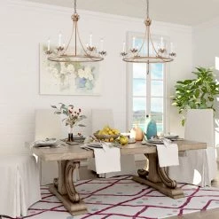 LNC Crystal Circular Modern Chandelier-6 Lights Hot Sale 14 LNC Crystal Circular Modern Chandelier-6 Lights Hot Sale