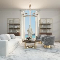 LNC Crystal Circular Modern Chandelier-6 Lights Hot Sale 17 LNC Crystal Circular Modern Chandelier-6 Lights Hot Sale