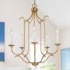 Hot Sale LNC Modern Candelabra Chandelier-5 Lights