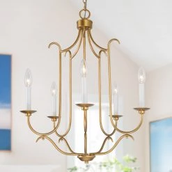 Hot Sale LNC Modern Candelabra Chandelier-5 Lights