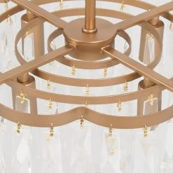 Hot Sale LNC Modern Crystal Chandelier 3 Lights