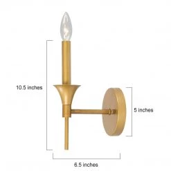 Modern LNC Pencil Arm Candle Sconce Lighting