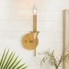 Modern LNC Pencil Arm Candle Sconce Lighting