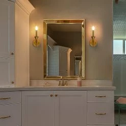 Modern LNC Pencil Arm Candle Sconce Lighting