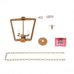 Modern Lighting LNC Geometric Lantern Chandelier- 4 Lights