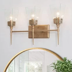 Modern Hot Sale LNC Tapered Spike Vanity Light - 3 Light