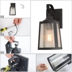 Uolfin LNC Lantern Outdoor Sconce