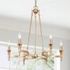 LNC Modern Sleek Chandelier-6 Lights