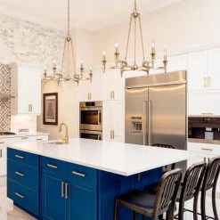 LNC Modern Sleek Chandelier-6 Lights