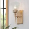 Uolfin Lighting LNC Seeded Glass Wall Sconce-Clearance