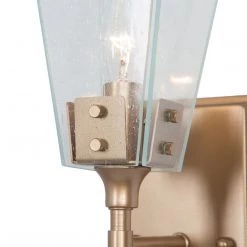 Uolfin Lighting LNC Seeded Glass Wall Sconce-Clearance