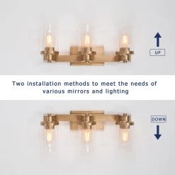 Lighting LNC Modern Urban Bath Vanity Light-Clearance