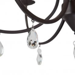 Google LNC Simple Cottage Chic Crystal Chandelier-Clearance