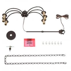 Google LNC Simple Cottage Chic Crystal Chandelier-Clearance