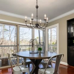 Google LNC Simple Cottage Chic Crystal Chandelier-Clearance