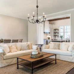 Google LNC Simple Cottage Chic Crystal Chandelier-Clearance