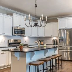 Google LNC Simple Cottage Chic Crystal Chandelier-Clearance