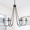 LNC- Simple Modern Chandelier- 6 Lights