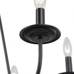 LNC- Simple Modern Chandelier- 6 Lights