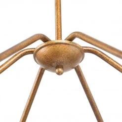 LNC- Modern Gold Curvy Chandelier 6 Lights Hot Sale